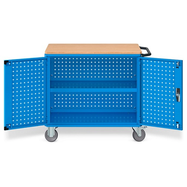 Vendita online Carrello Clever 1018 Large mm.1024x615x870H - Blu RAL5012